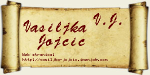 Vasiljka Jojčić vizit kartica